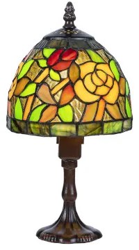 Tiffany dekoratívna lampa vitráž ROSA 159 sklíčok 20*Ø14