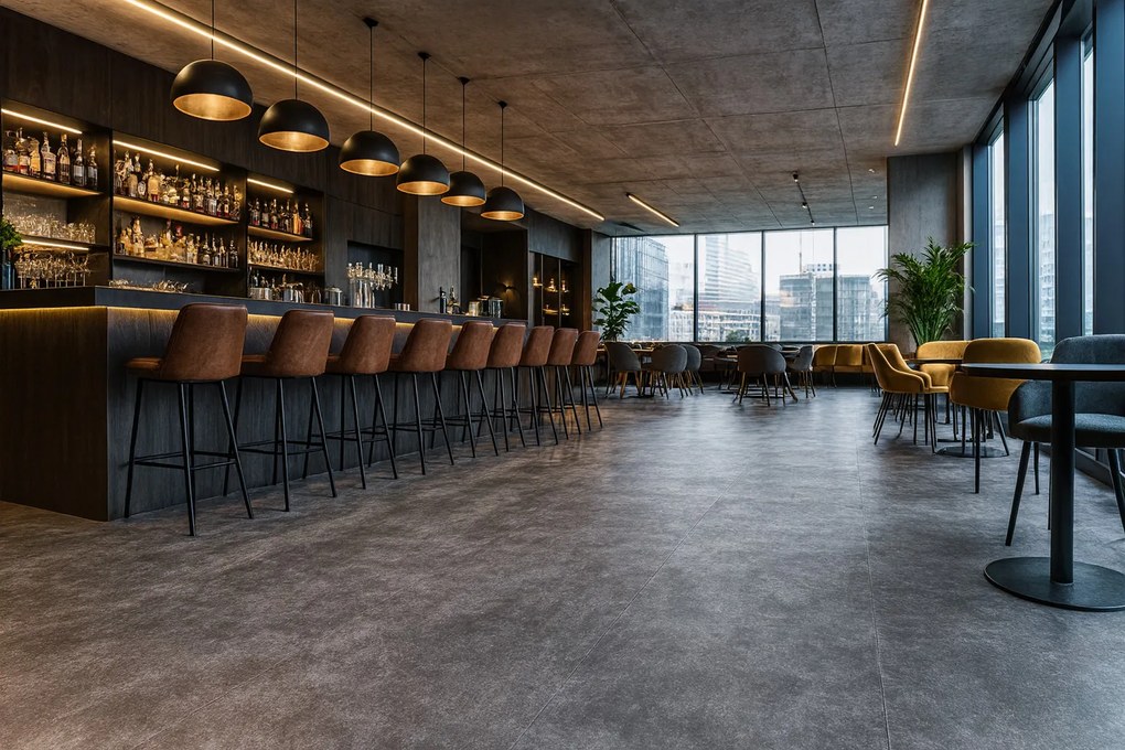 PVC podlaha - lino Master X Premium 3826, na mieru, šíře 2m,4m, šedá, pvc, chodba / predsieň, Beaulieu International Group