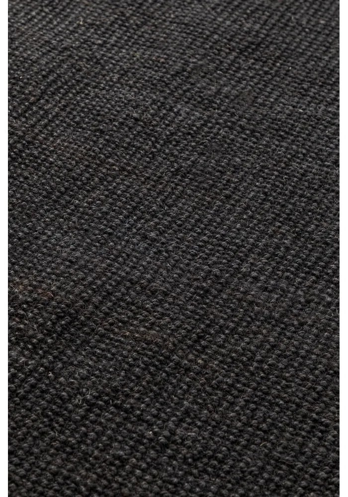 Čierny jutový koberec 80x150 cm Bouclé – Hanse Home