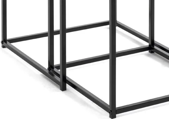 Sada 2 ks stolíkov York, čierne