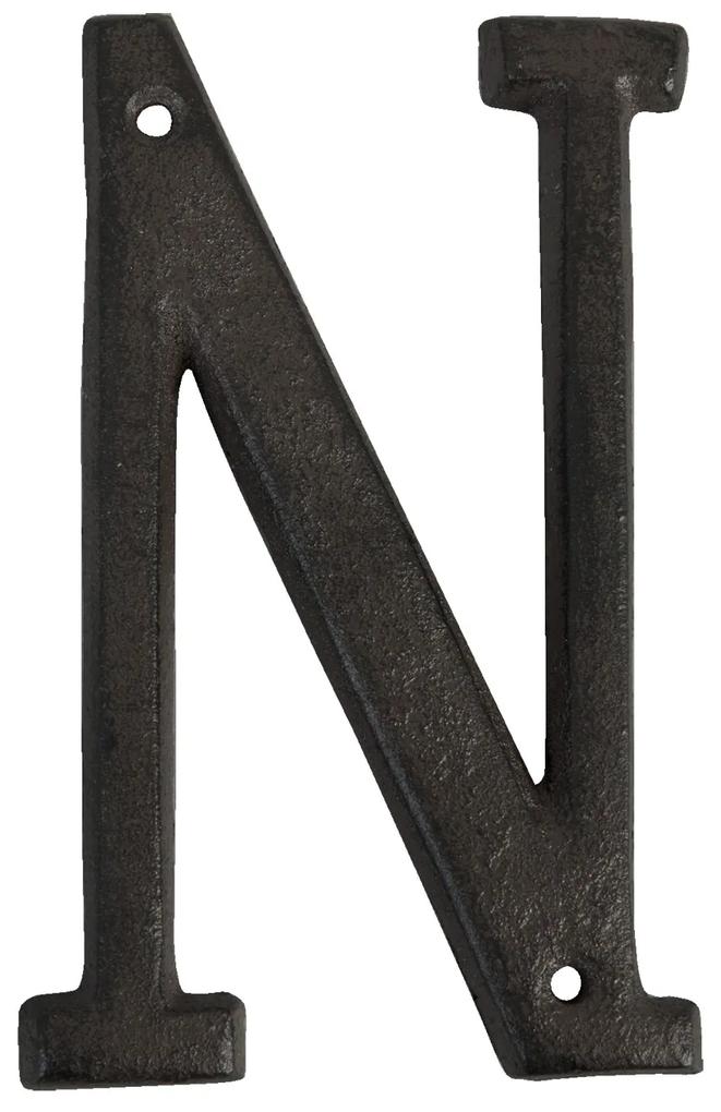 Nástenné kovové písmeno M - 13 cm