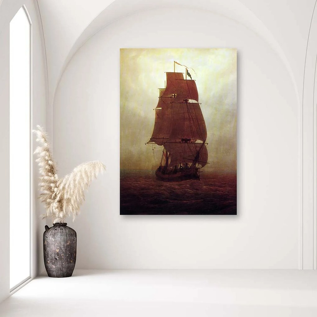 Gario Obraz na plátne Plachetnica - Caspar David Friedrich, reprodukcia Rozmery: 60 x 90 cm