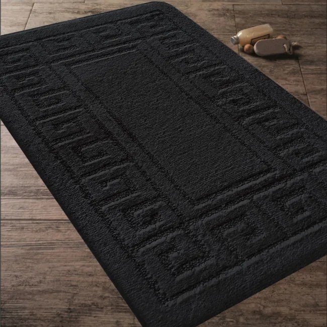 Sada kúpeľňových koberčekov Montana Ethnic čierna