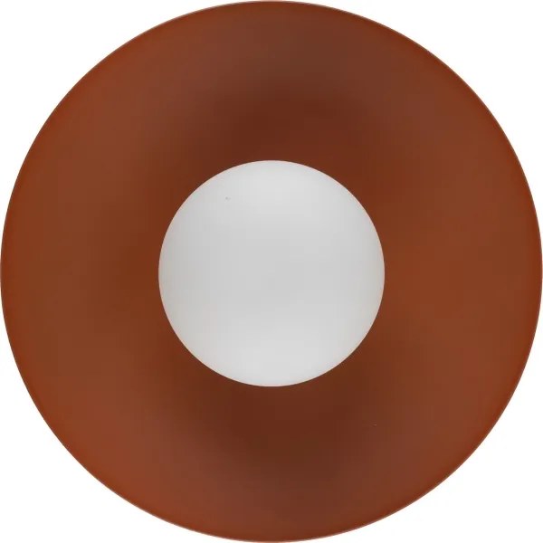 Nástenné svietidlo SLATE 1xG9/8W/230V pr. 28 cm tehlová