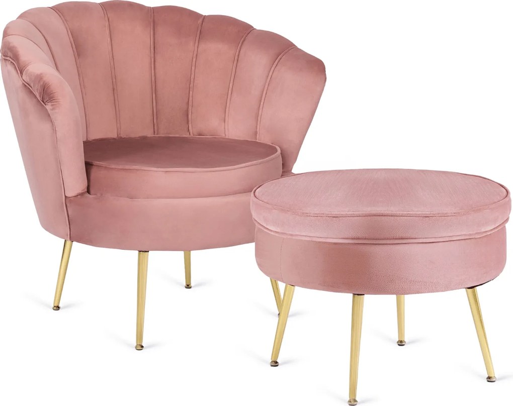 PROXIMA.store - Elegantné čalúnené kreslo GRAND FARBA: čierna