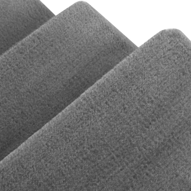 Sivé schody pre psov a mačky, 3 schody, mäkký plyš