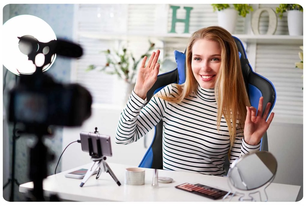 Herná stolička Sofotel Yasuo 2591 - modrá