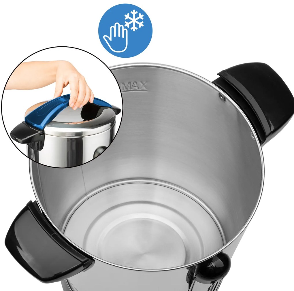 Jurhan Varič na víno/čaj COZY, 6,8l, strieborná