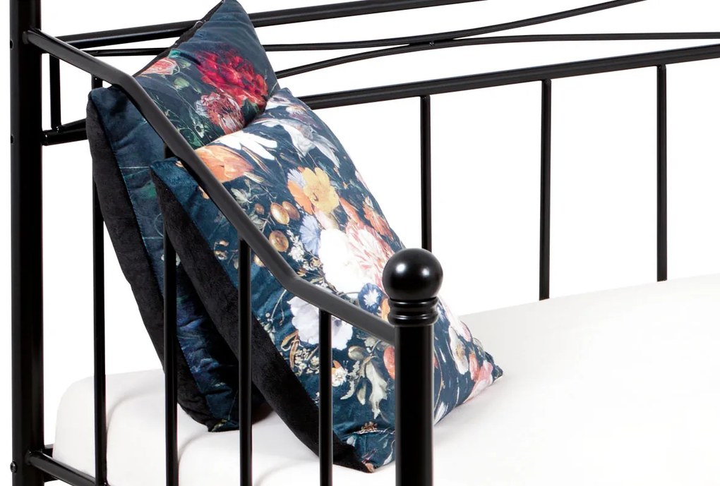 Posteľ 90x200cm BED-1905 BK čierna Autronic