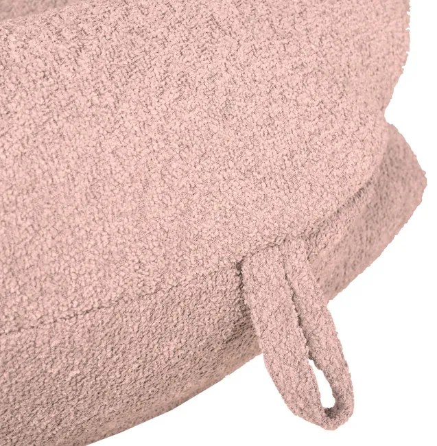 Sedací vak SAKO pudrovo ružový bouclé