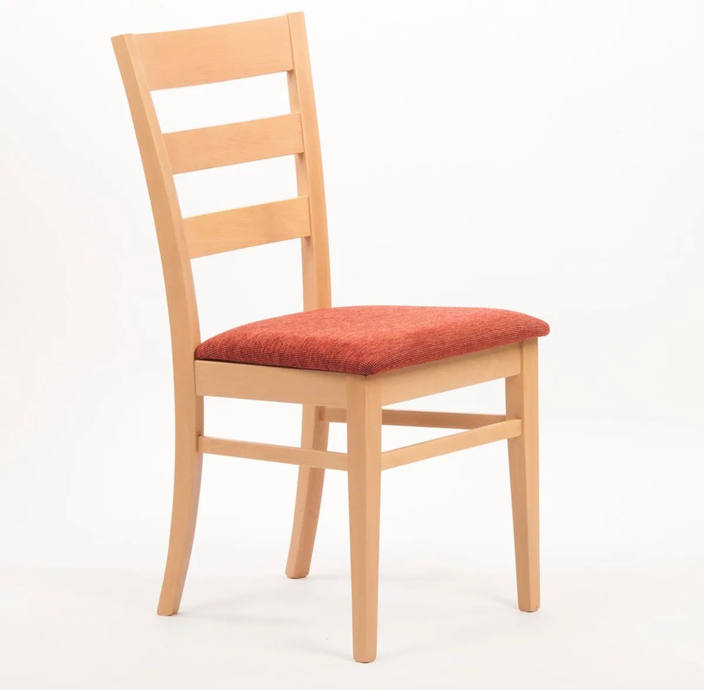 Stima Stolička VIOLA s čalúneným sedákom Vyberte odtieň ->: Buk, Vyberte látku ->: GENEZA soft 57