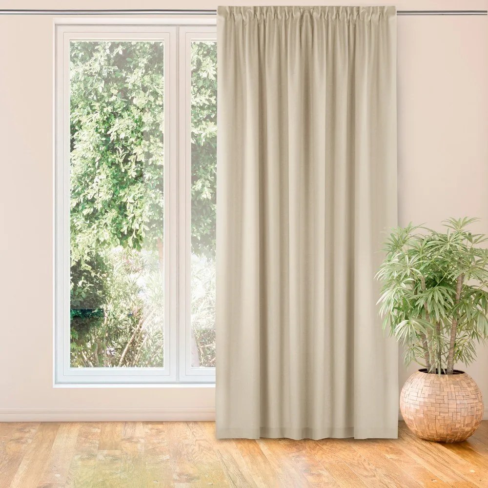 Krémový záves 220x300 cm Carmena - Homede