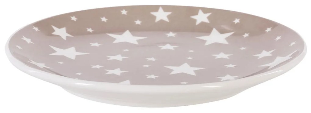 DEKORAČNÝ KERAMICKÝ TANIER CARLO 01 17CM HVIEZDY