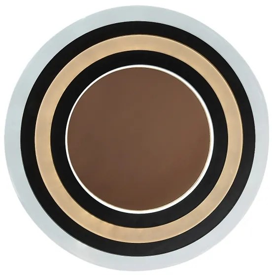 Rabalux 71314-LED Stmievateľné stropné svietidlo TANELI 56W/230V 3000/4000/6000K chróm/čierna + diaľkové ovládanie