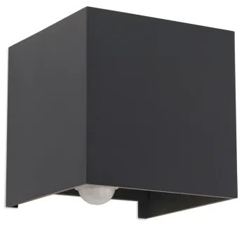 Orion AL 11-1314 - LED vonkajšie nástenné svietidlo s čidlom CUBE-S LED/13W/230V