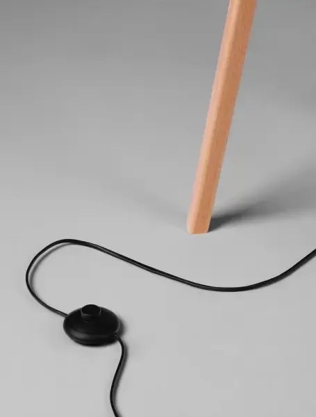Retro stojatá lampa Plette