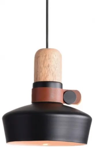 Zambelis 1990 - Luster na lanku 1xE27/40W/230V dub/čierna