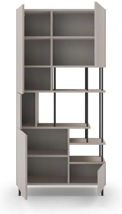 Krémová knižnica 84x175 cm Perla – Marckeric
