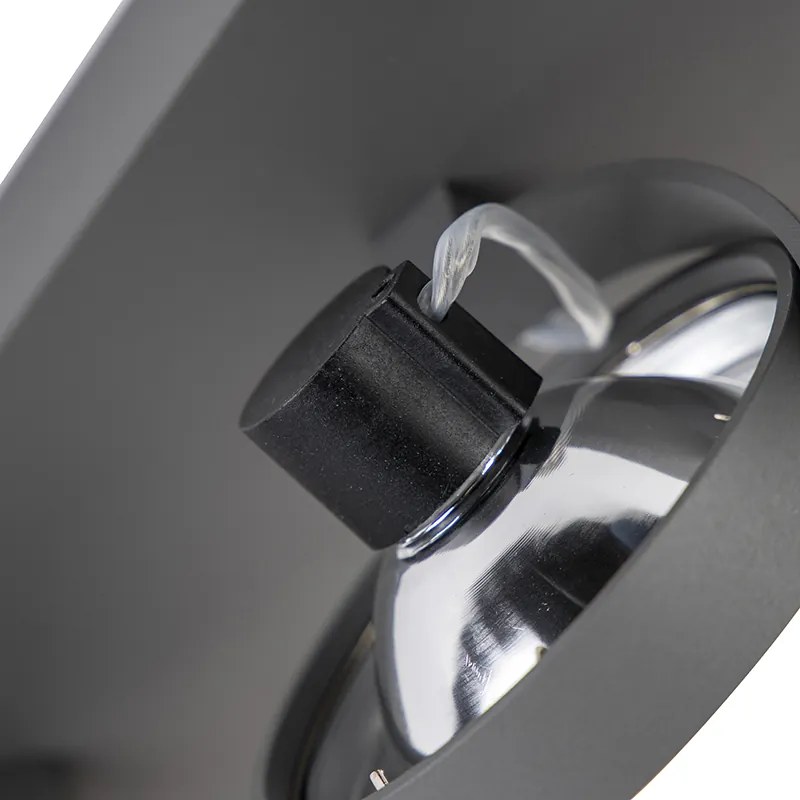 Dizajnové bodové svetlo sivé nastaviteľné 3-svetlo - Go