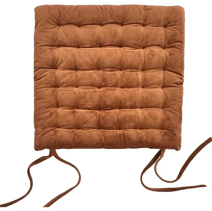 Poduška na stoličku SSE-JBT-1012 Mango 08 40x40 cm hnedá