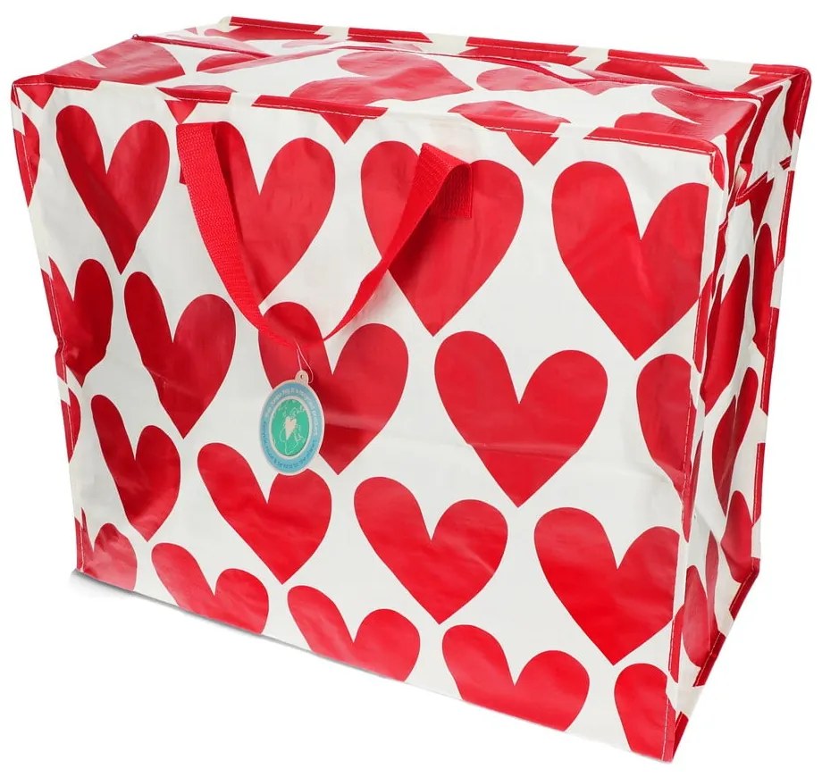 Úložný box na oblečenie z recyklovaného plastu 58x28x48 cm Hearts – Rex London