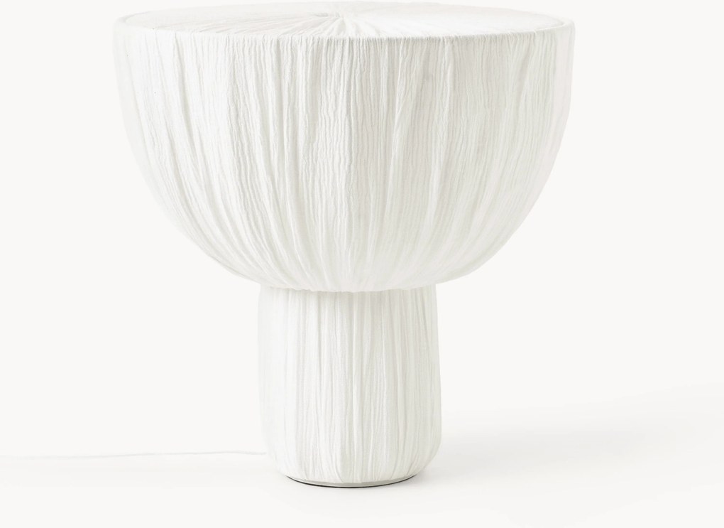 Textilná stolová lampa Maeva, V 40 cm