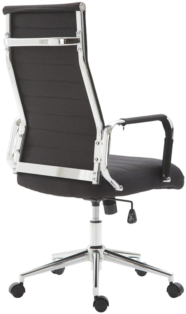 Kancelárska stolička Kolumbus - látka - Čierna