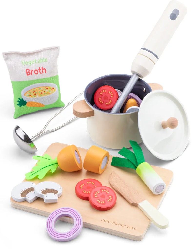 Súprava potravín na prípravu polievky