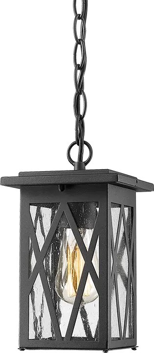 ACA DECOR Vonkajšie závesné retro svietidlo Lantern Nisa Black IP44