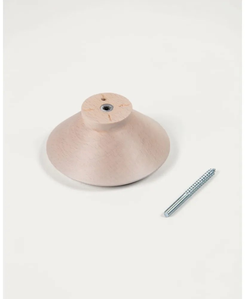 Nástenné drevené háčiky v súprave 3 ks v prírodnej farbe Nadua – Kave Home