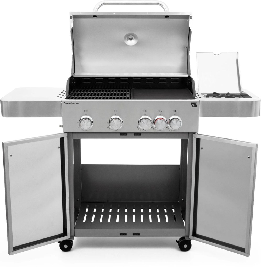 Plynový gril G21 Argentina BBQ Premium line, 5 horákov + zadarmo redukčný ventil