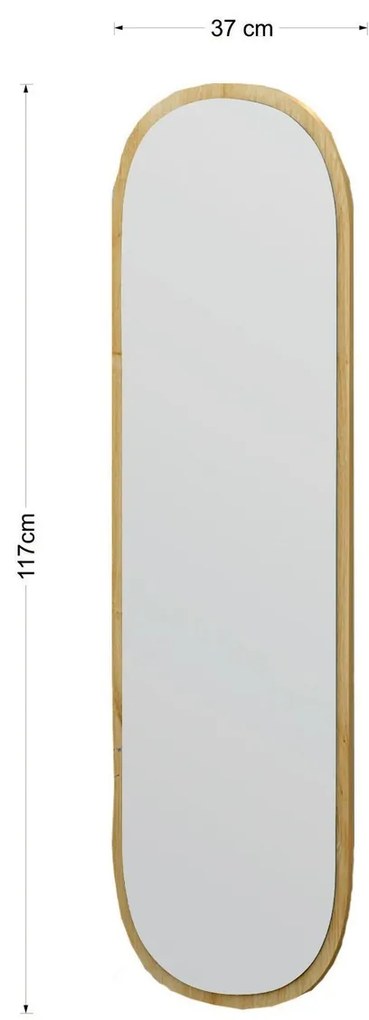 Zrkadlo Magnum Natural 40 x 120 cm