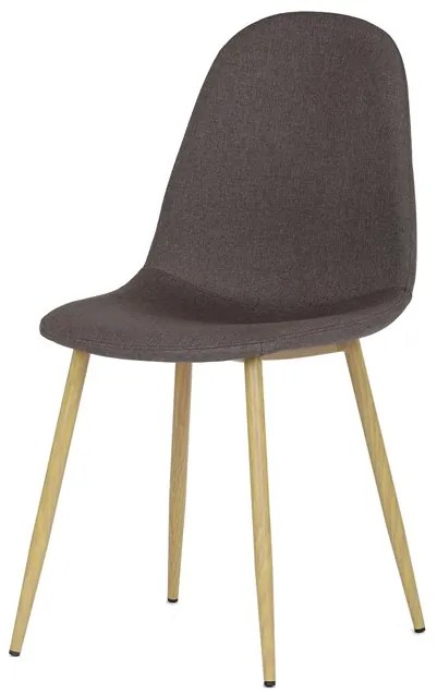 Autronic BONTEC Jedálenská stolička, hnedá CT-972 BR2 Farba: Strieborná