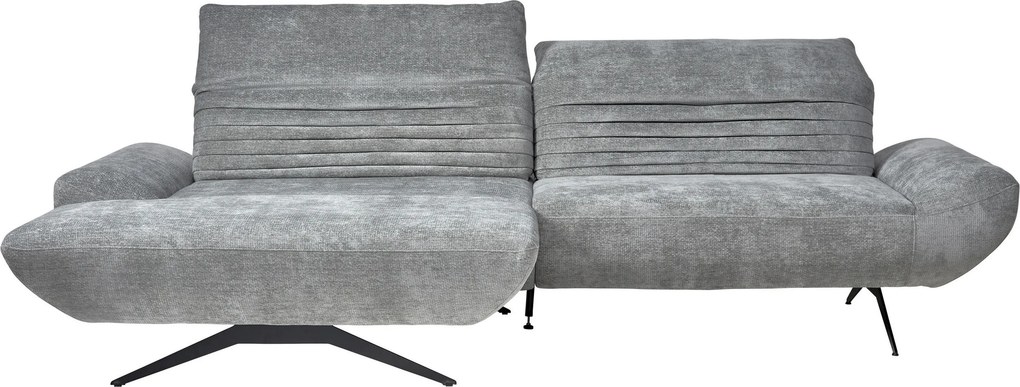 XXXLutz ROHOVÁ SEDAČKA, textil, sivá Dieter Knoll - Sedačky - 000553016603