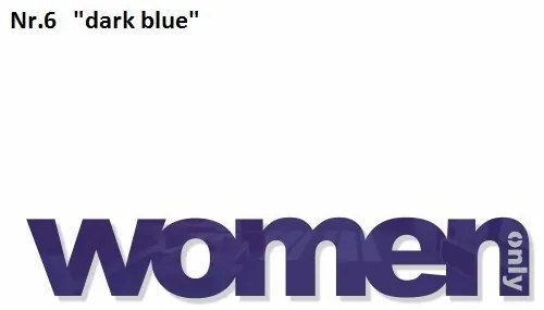 Dekoračný nápis na stenu WOMAN čierna