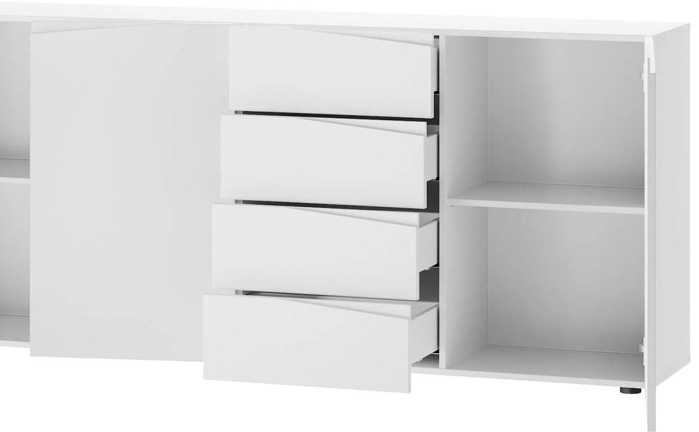 Komoda Lucca 03 200 cm bílá