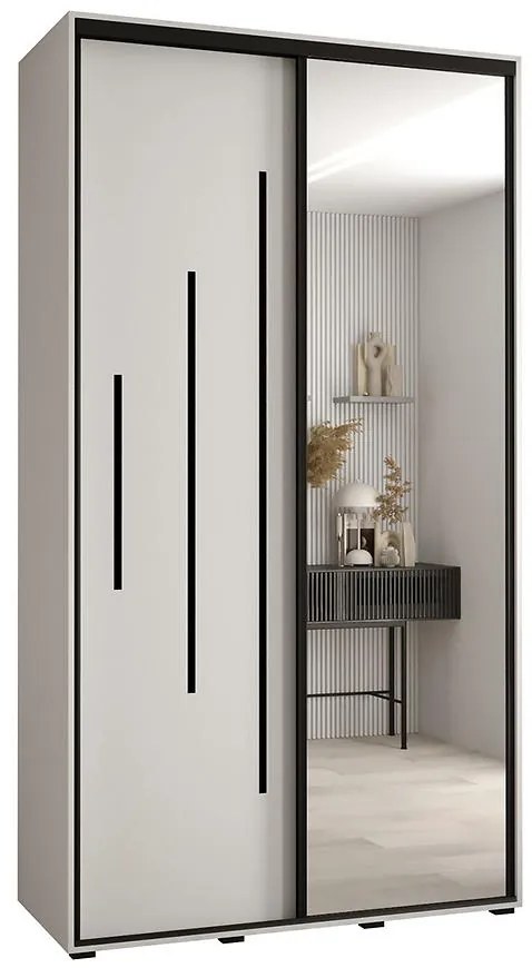 Skriňa 45 Canaris 13 130 biela/čierna