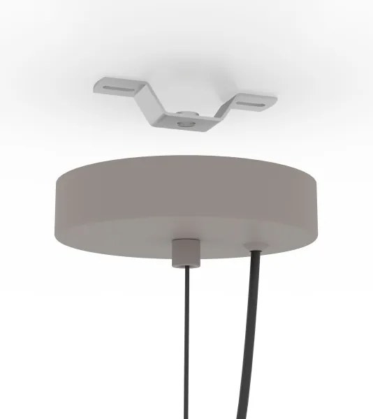 Eglo 900159 - Luster na lanku CAMASCA 1xE27/40W/230V šedá