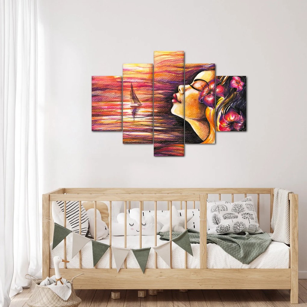 Obraz - Spomienky na leto (150x105 cm)