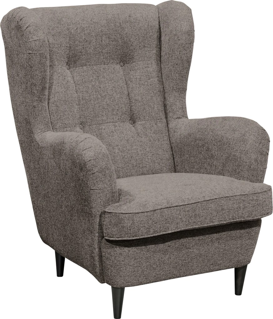XXXLutz KRESLO UŠIAK, textil, piesková MID.YOU - Online Only obývacie izby - 002220035015
