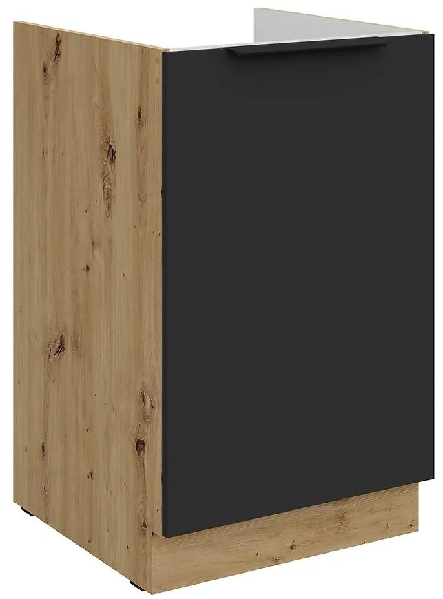 Kuchynská skrinka Aria-Bl/Ar Anti Fingerprint 50zl 1f Bb