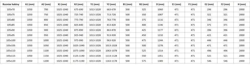 Mexen Mist-F Duo, skladací sprchový kút 105 x 105 cm, číre sklo, chrómový profil, 8A6-105L-105P-01-00