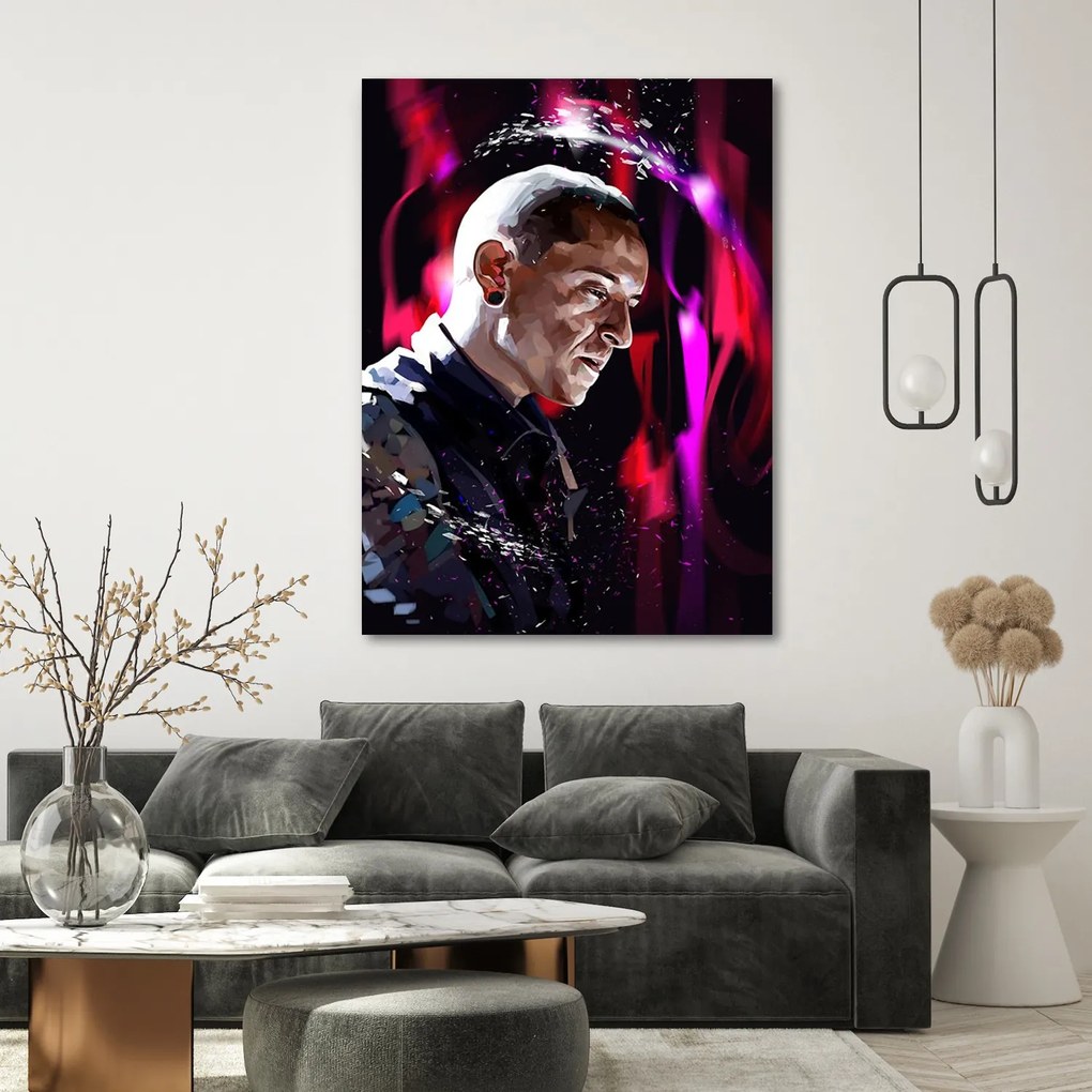 Gario Obraz na plátne Linkin Park Chester Bennington - Dmitry Belov Rozmery: 40 x 60 cm