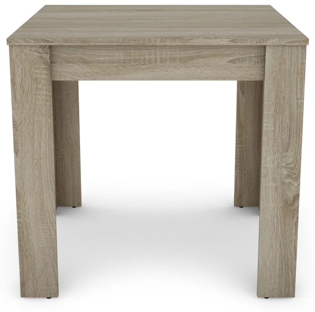 Jedálenský stôl David 80x80 cm, dub sonoma