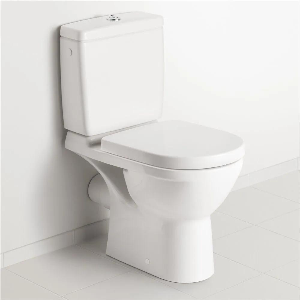 VILLEROY &amp; BOCH O.novo WC sedátko s poklopom, biela alpská, 9M396101