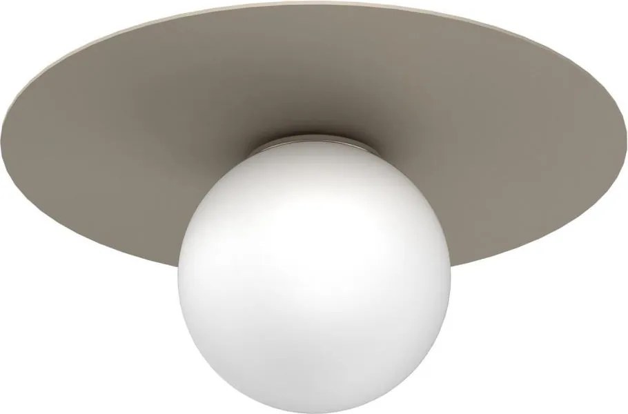 Stropné svietidlo FLAT 1xE27/15W/230V, priemer 35 cm, béžové