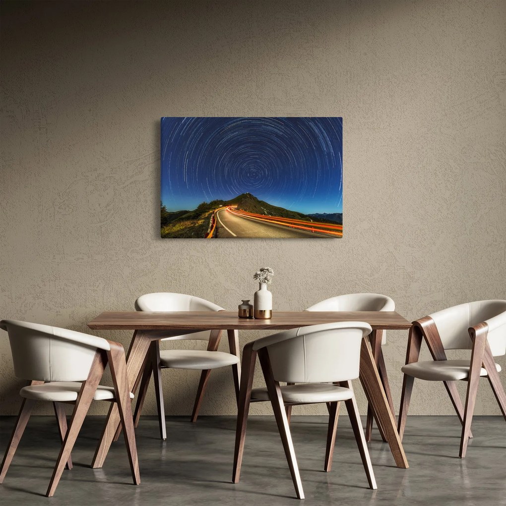 Obraz rotujúcich hviezd (90x60 cm)