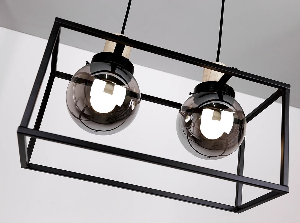 Candellux Závesný luster Retro pre žiarovku 2x E27 32-00750