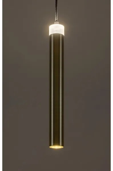 Rabalux 72238 - LED Luster na lanku THELMA LED/10W/230V 4000K čierna/zlatá