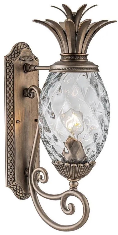 Hinkley HK-PLANTATION-M-BU -Nástenné svietidlo PLANTATION 1xE27/40W/230V bronzová